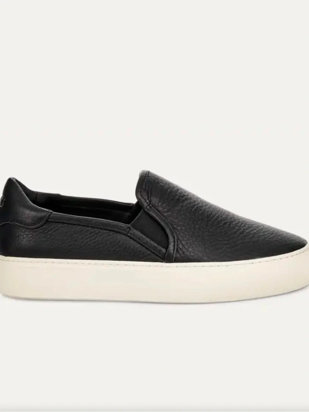 UGG Jass Women's Size "11" Black [1105712] Leather Slip On Sneakers - Picture 7 of 8
